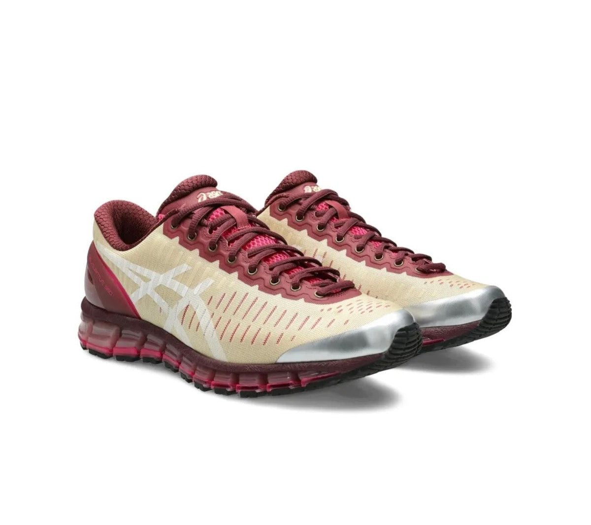 Asics GEL Quantum 360 yellow red - high-performance athletic footwear in Red with advanced cushioning
