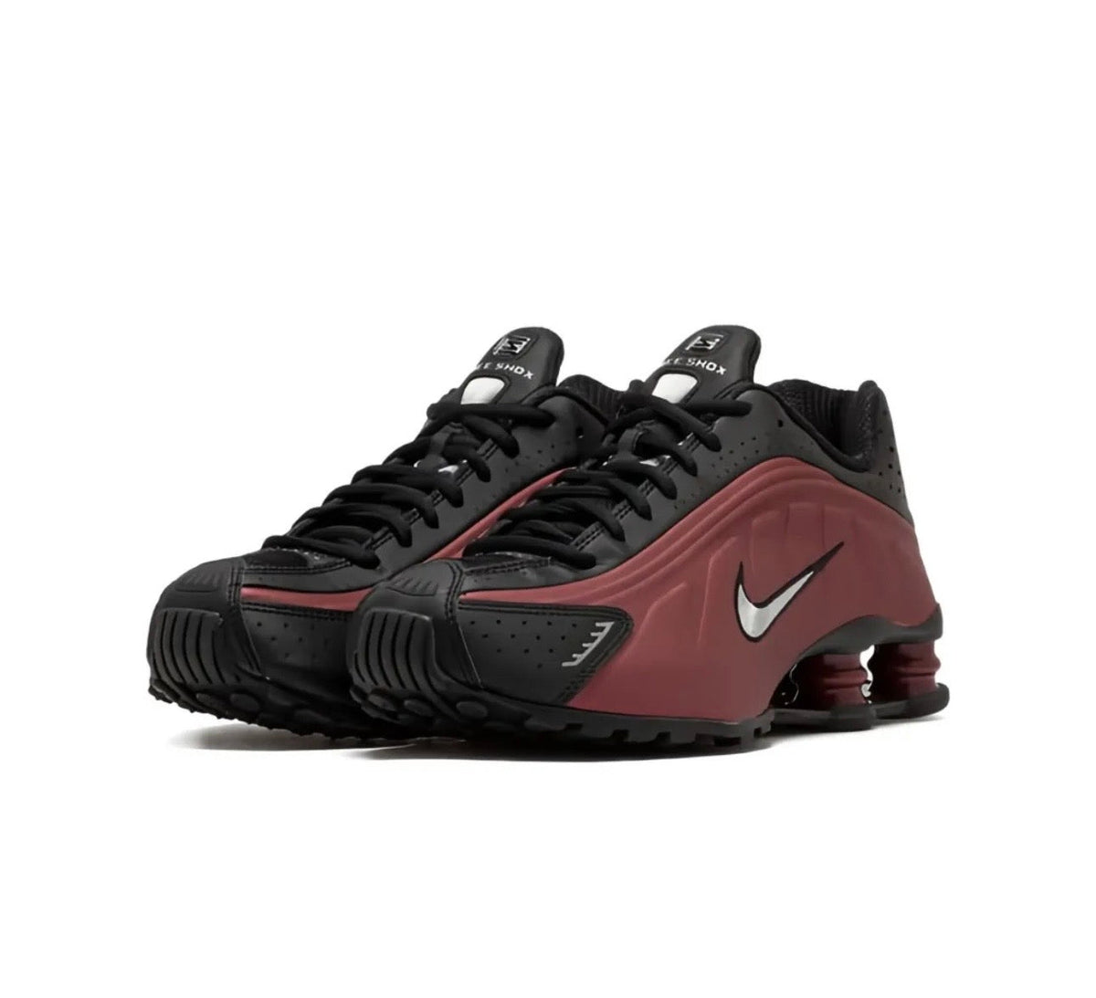 Nike Shox R4 Red Black - high-performance athletic footwear in Black with advanced cushioning
