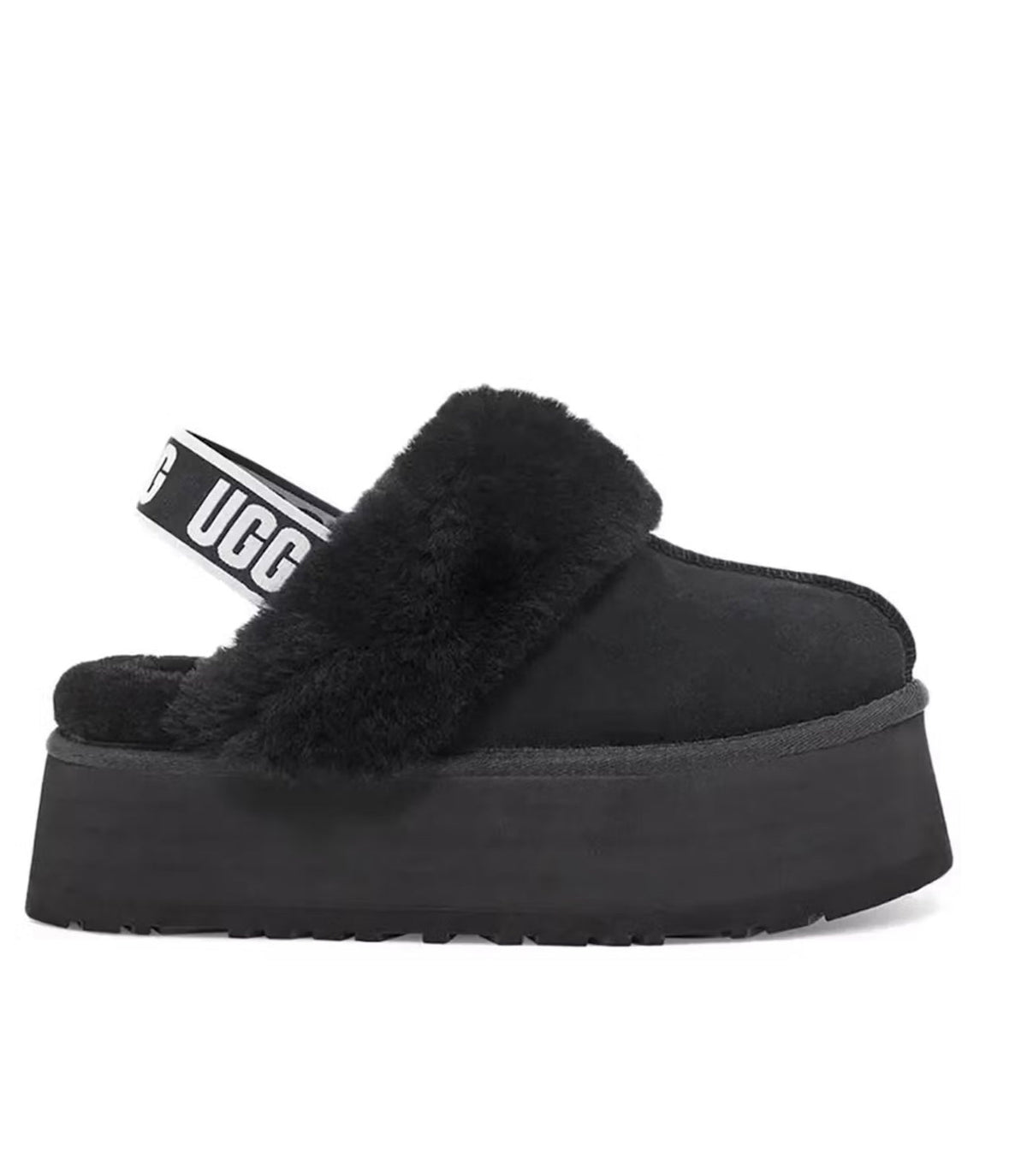 Ugg platform slipped black - high-performance athletic footwear in Black with advanced cushioning