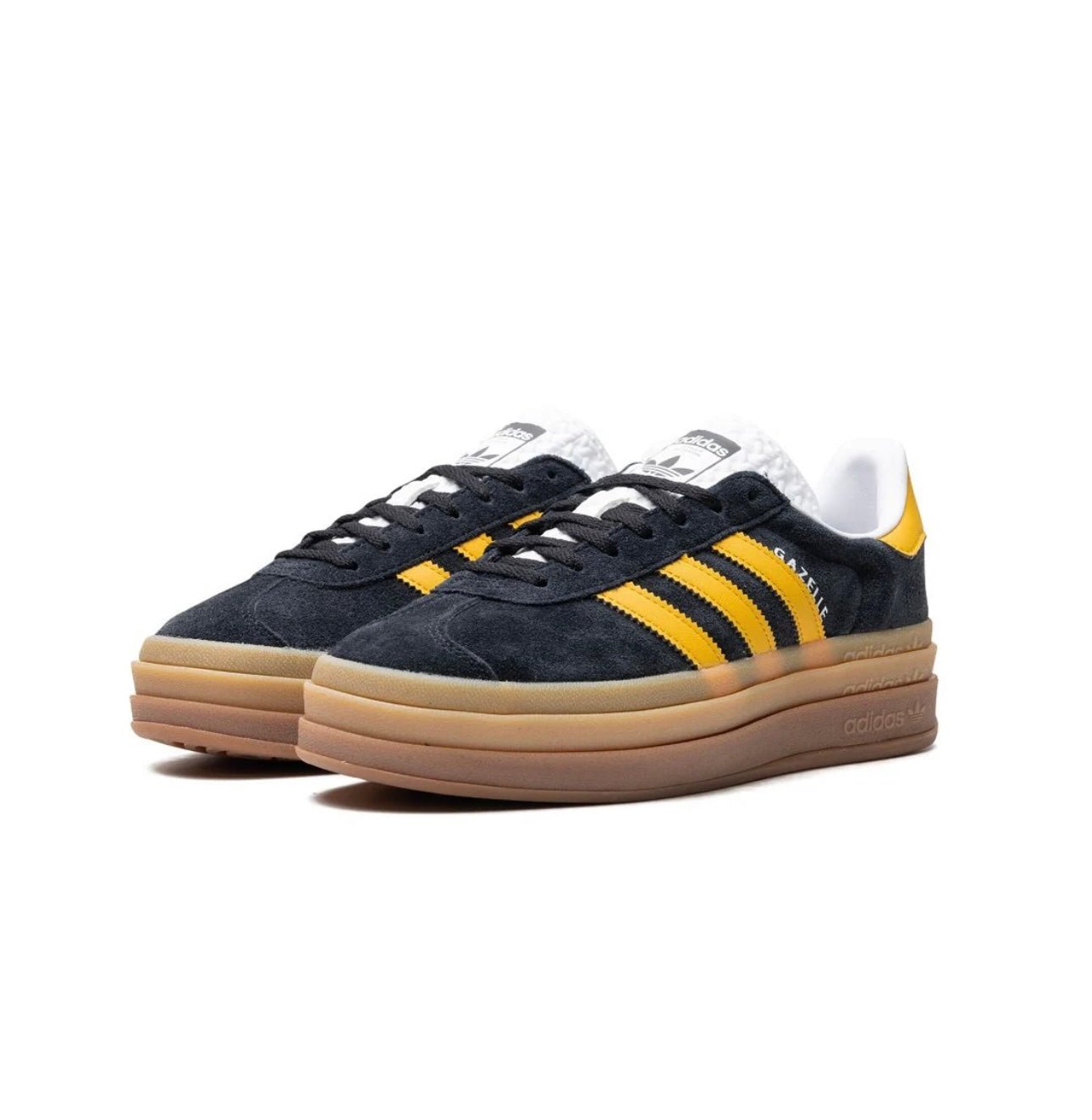 Adidas gazelle platform Black & Yellow - Sneakers Club EU | Authentic Sneakers Online Nike, Adidas, Jordan & More