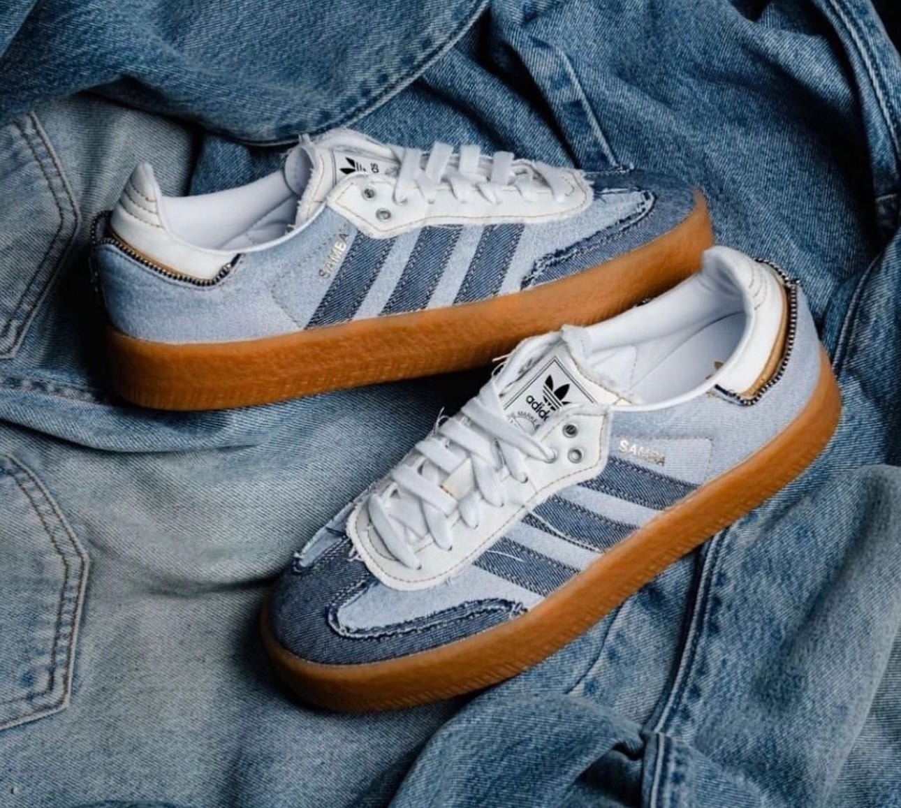 Adidas Samba Denim - Sneakers Club EU | Authentic Sneakers Online Nike, Adidas, Jordan & More