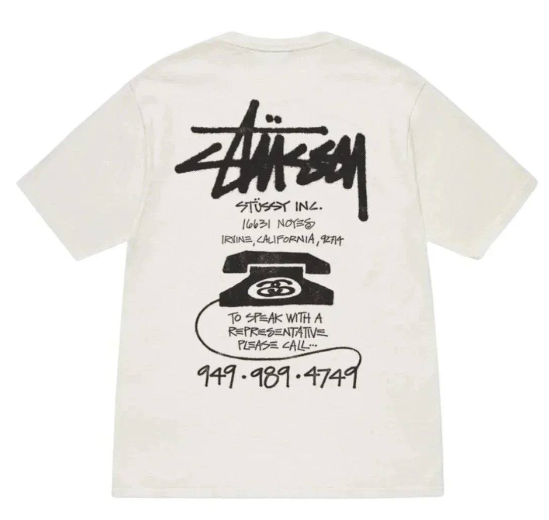 Stussy T-shirt Old Phone Pig