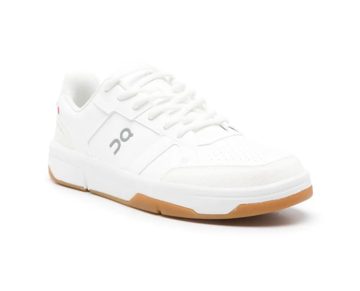 On The Roger White Brown Sole - high-performance athletic footwear in White with advanced cushioning