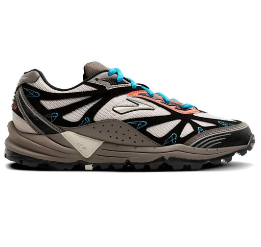 brooks Cascadia Grey Cream Black