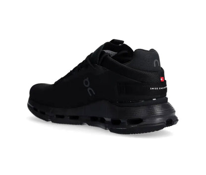 On Cloudnova Black - high-performance athletic footwear in Black with advanced cushioning