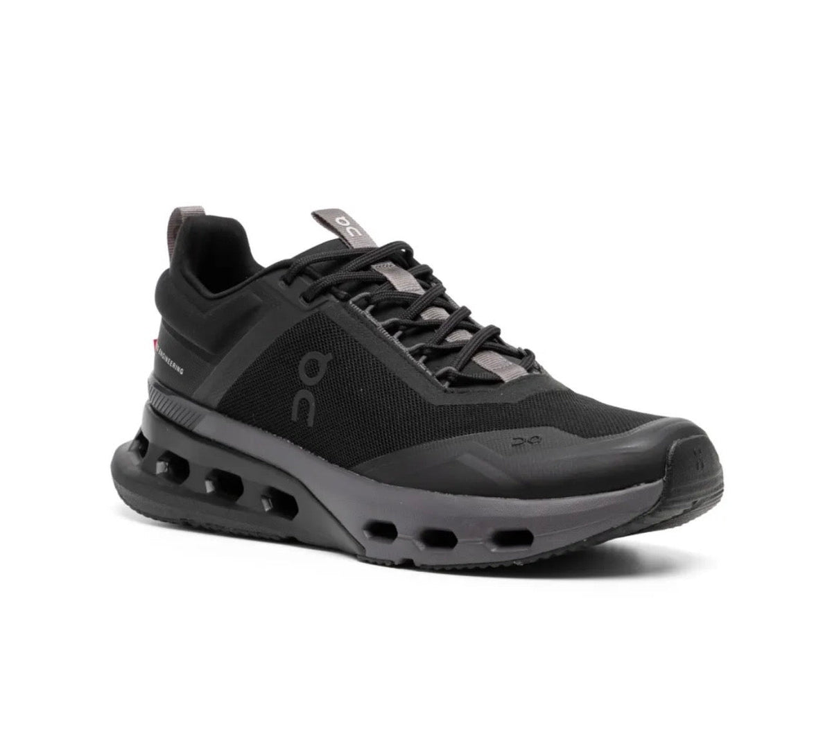 On Cloudnova Black - high-performance athletic footwear in Black with advanced cushioning