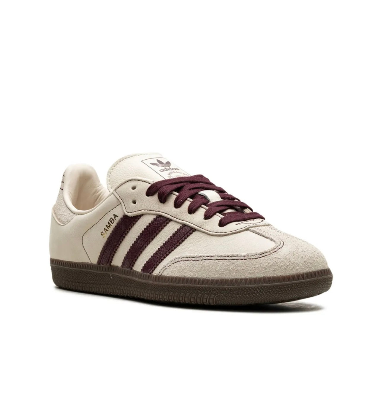 Adidas Samba white beetroot