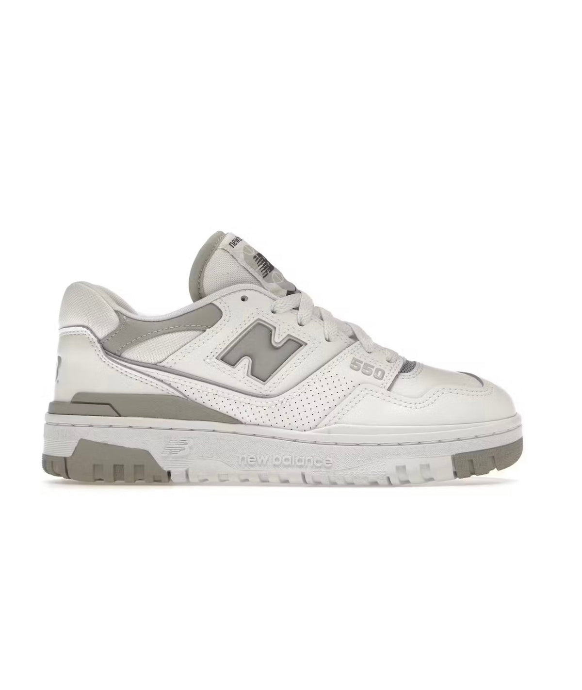 New Balance 550 white grey - high-performance athletic footwear in White with advanced cushioning