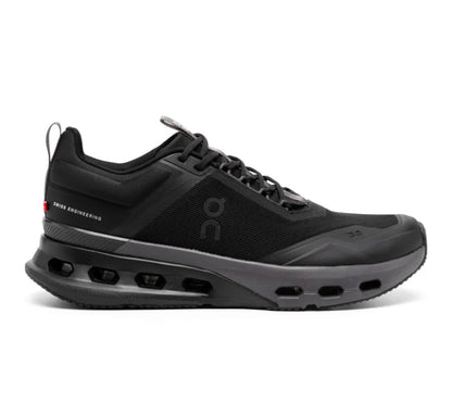 On Cloudnova Black - high-performance athletic footwear in Black with advanced cushioning