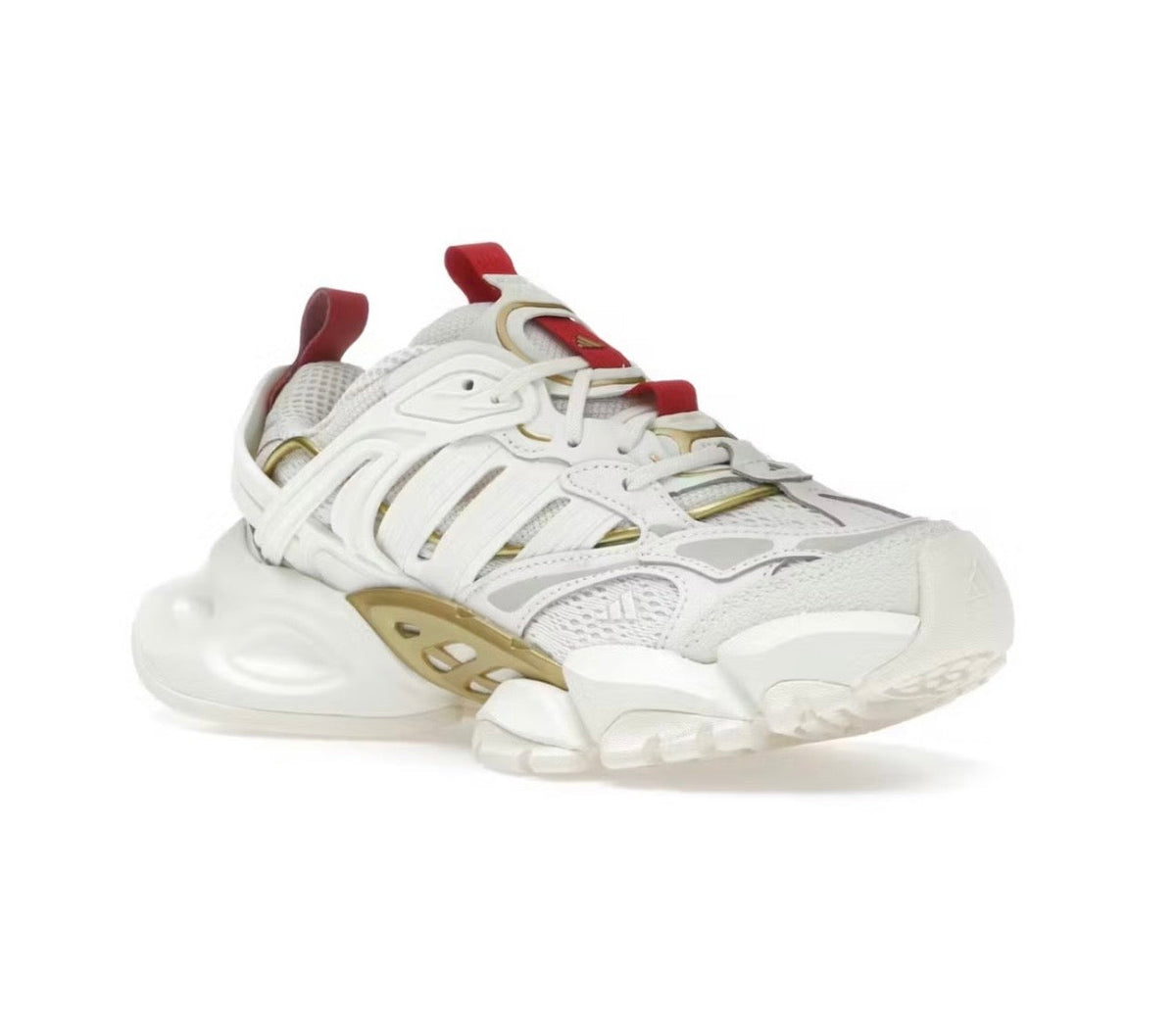 Adidas XLG White Gold Red - high-performance athletic footwear in White with advanced cushioning