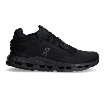 On Cloudnova Black - high-performance athletic footwear in Black with advanced cushioning
