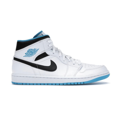 Air Jordan 1 Mid Laser Blue - high-performance athletic footwear in Blue with advanced cushioning