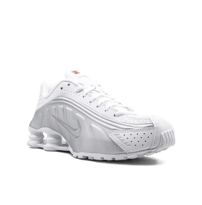 Nike Shox R4 Silver White - high-performance athletic footwear in White with advanced cushioning