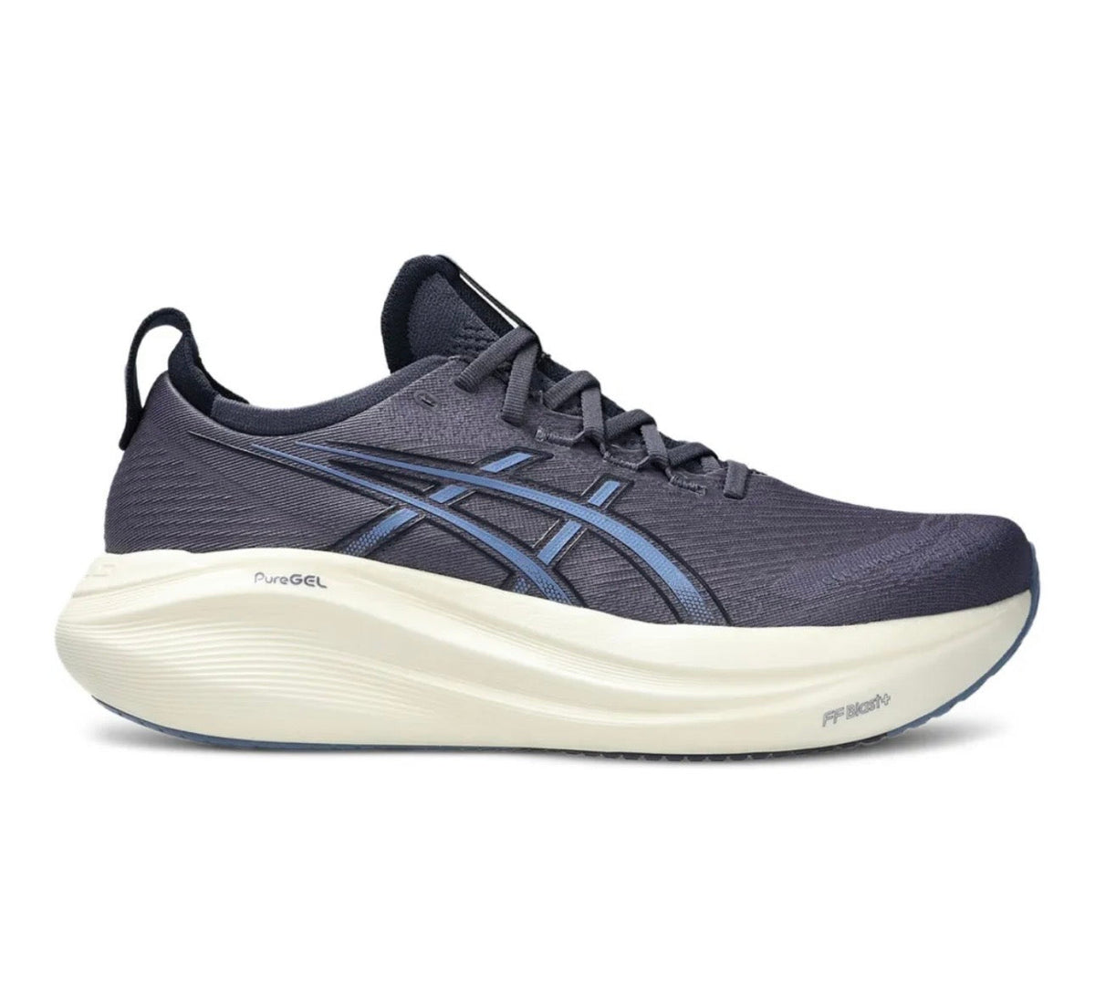 Asics Nimbus 27 Blue - high-performance athletic footwear in Blue with advanced cushioning