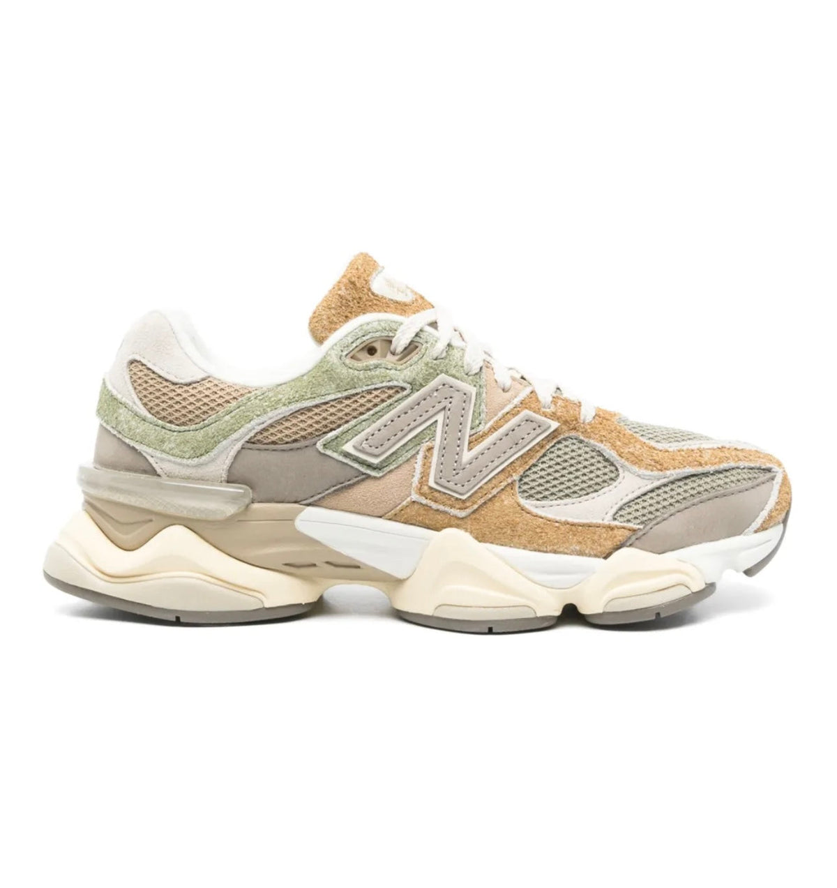 New Balance 9060 green gray mustard - high-performance athletic footwear in Green with advanced cushioning