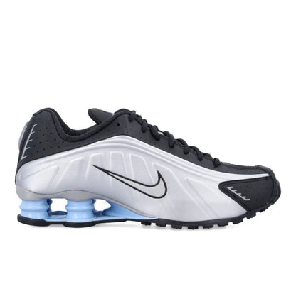 Nike Shox R4 Silver White Blue - high-performance athletic footwear in White with advanced cushioning
