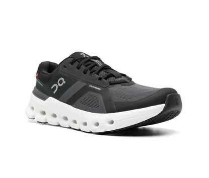 On Cloudrunner 2 Black White - high-performance athletic footwear in Black with advanced cushioning
