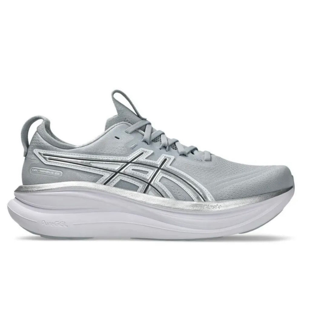 Asics Nimbus 27 Grey - high-performance athletic footwear in Grey with advanced cushioning