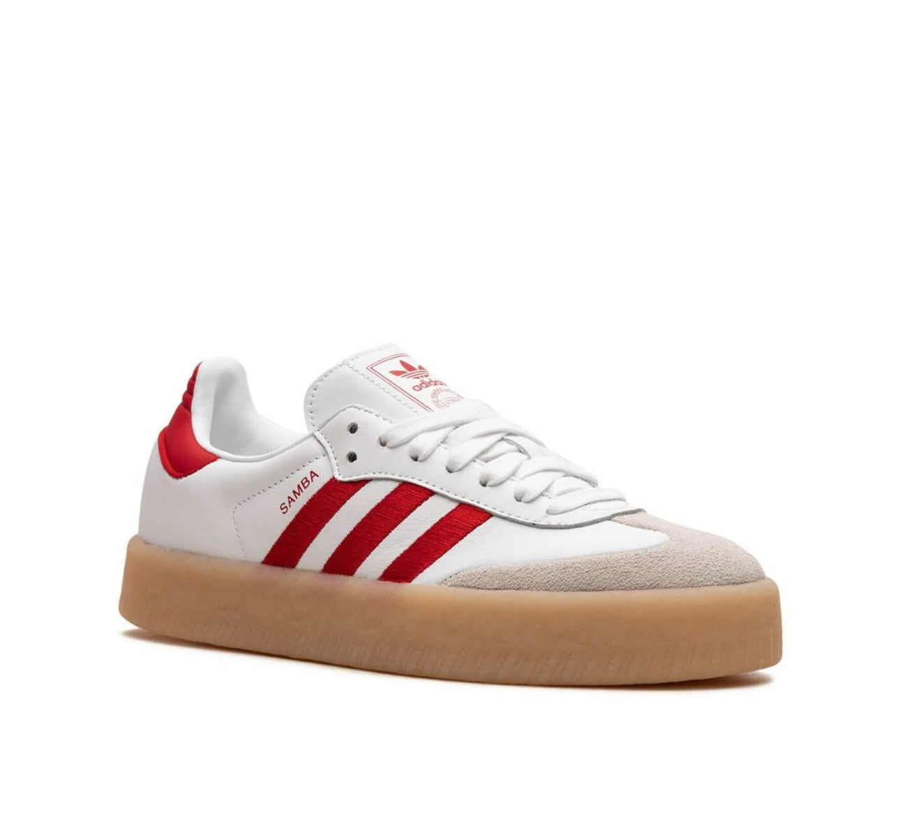 Adidas Samba Platform White Red