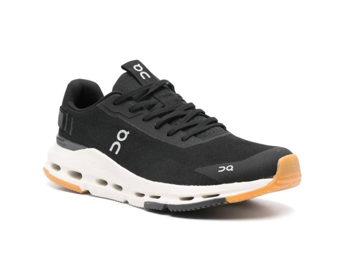 On Cloudnova Black - high-performance athletic footwear in Black with advanced cushioning