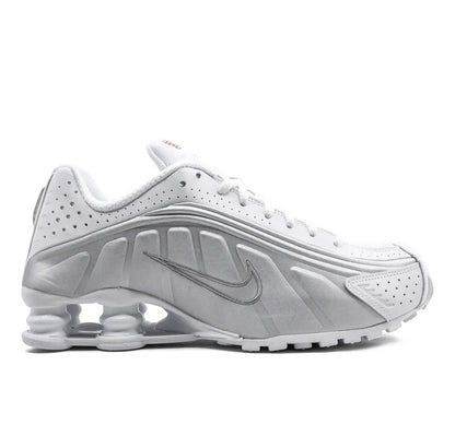 Nike Shox R4 Silver White - high-performance athletic footwear in White with advanced cushioning