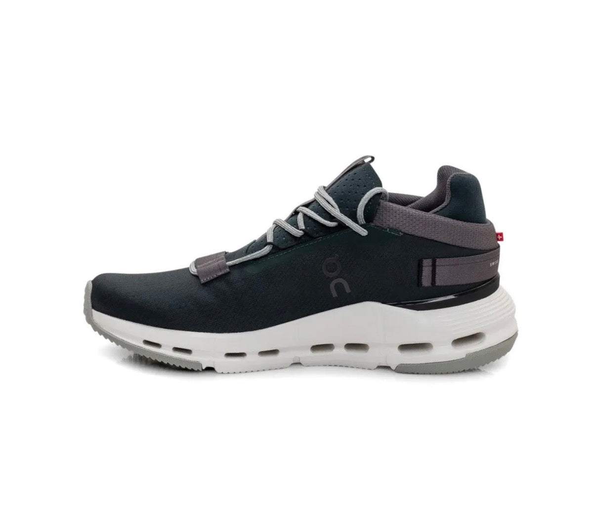 On Cloudnova Black - high-performance athletic footwear in Black with advanced cushioning