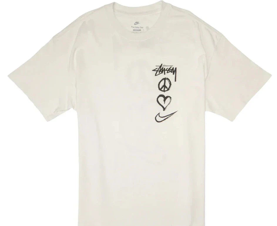 Stussy X Nike T-shirt Peace Love