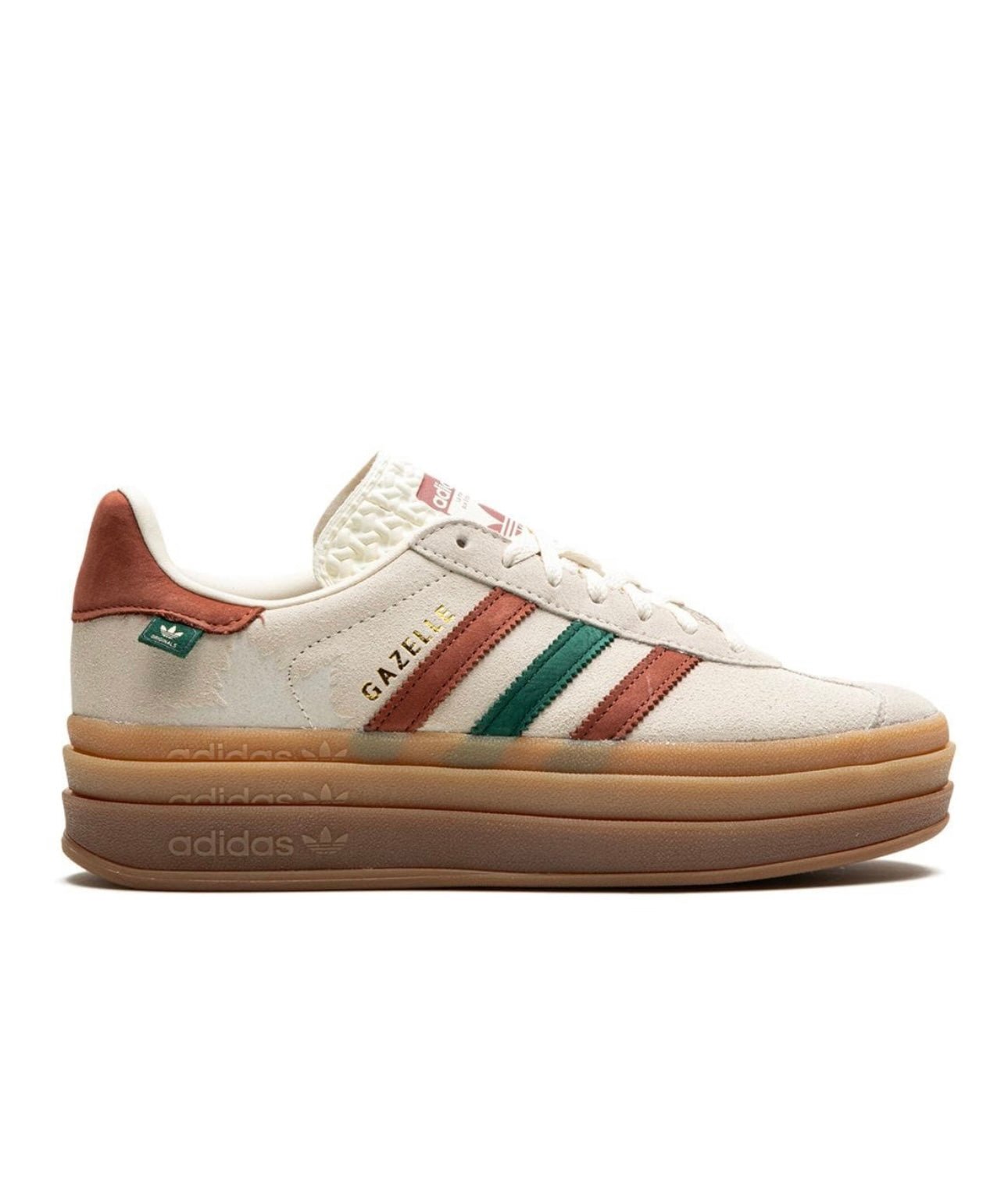 Adidas gazelle platform Light Cream Red Green - Sneakers Club EU | Authentic Sneakers Online  Nike, Adidas, Jordan & More